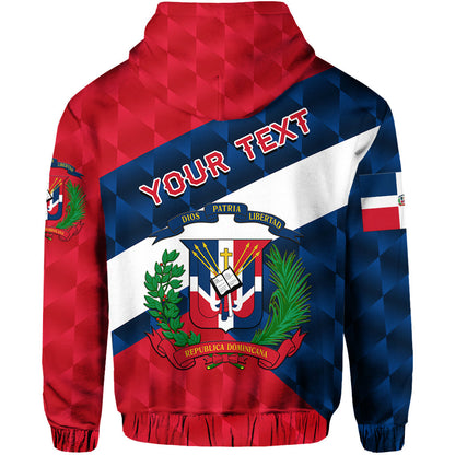 Custom Dominican Republic Hoodie Sporty Style