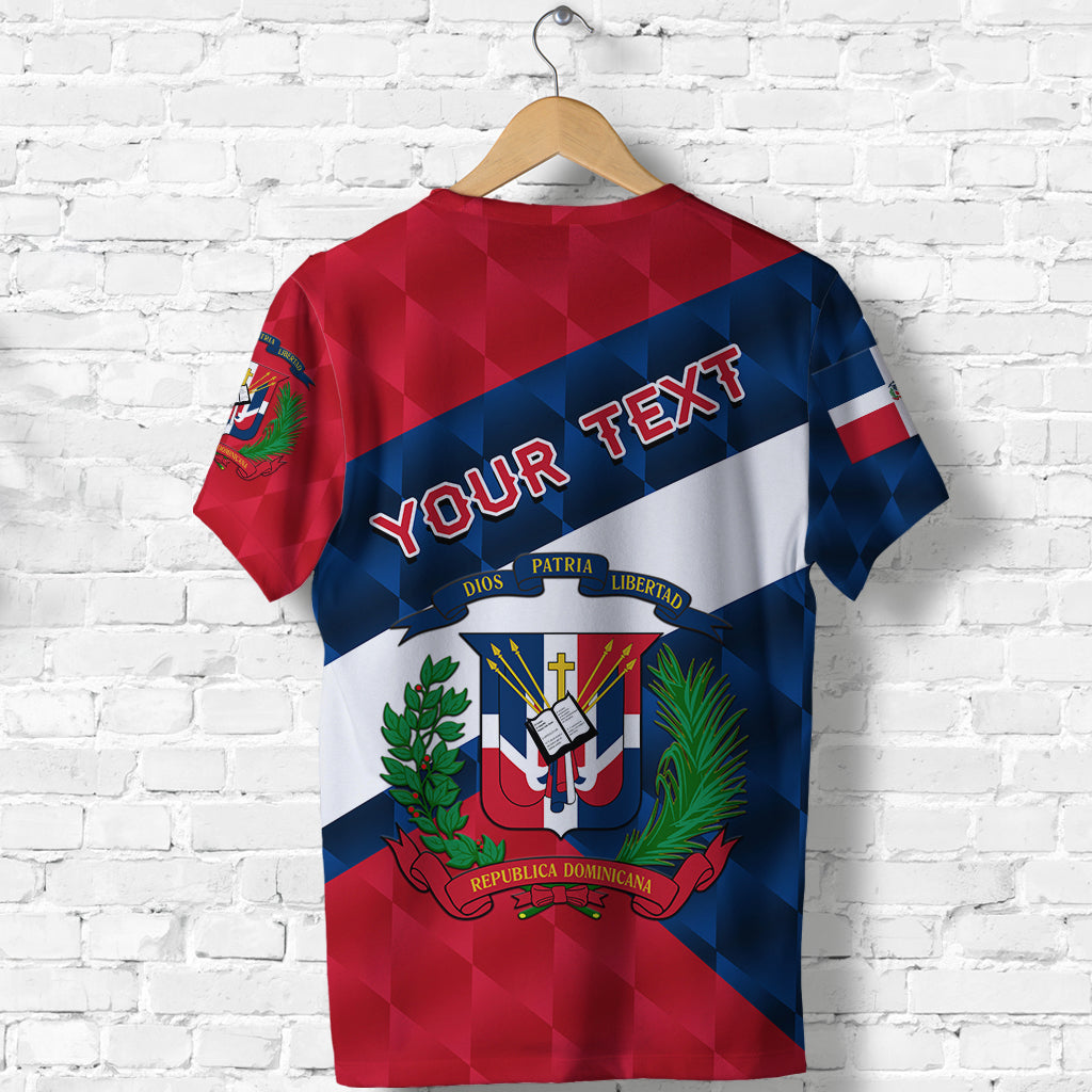 Custom Dominican Republic T Shirt Sporty Style