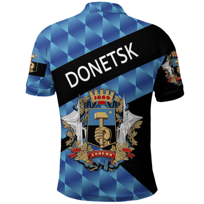 Ukraine Donetsk Polo Shirt Sporty Style