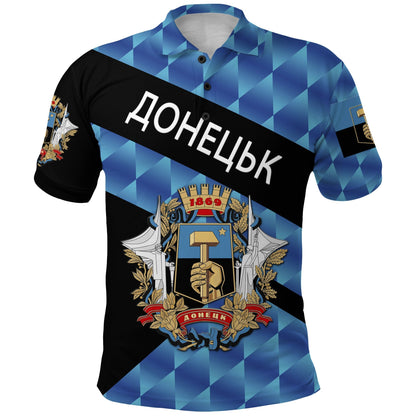 Ukraine Donetsk Polo Shirt Sporty Style