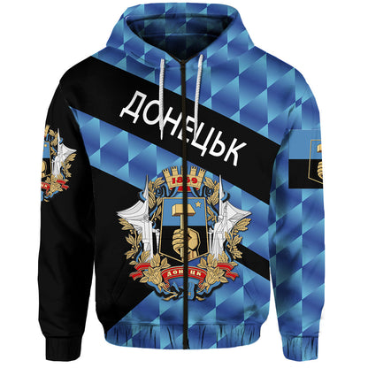 Ukraine Donetsk Hoodie Sporty Style