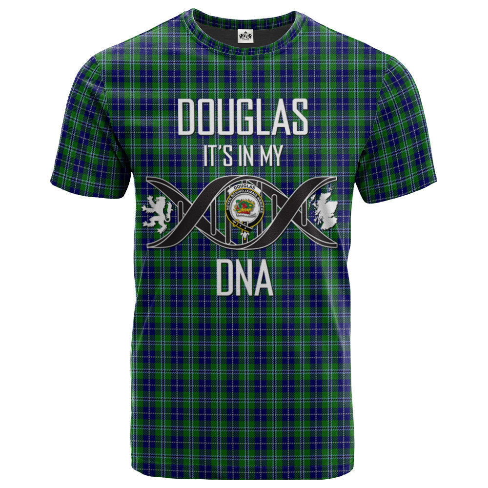 Printivon Douglas 01 Clan DNA In Me Tartan Crest T Shirt