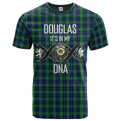 Printivon Douglas 01 Clan DNA In Me Tartan Crest T Shirt