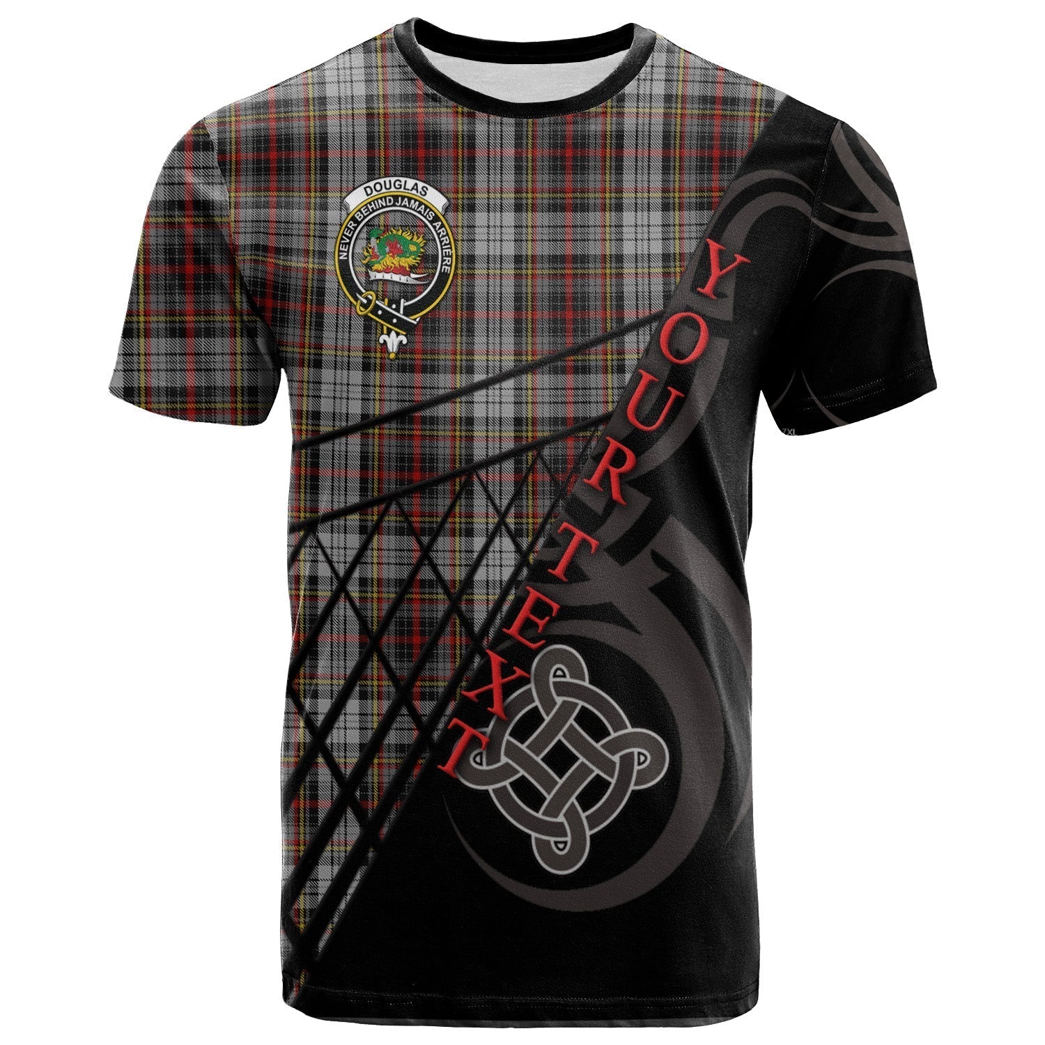 Printivon Douglas Ancient Dress T Shirt Pattern Celtic 
