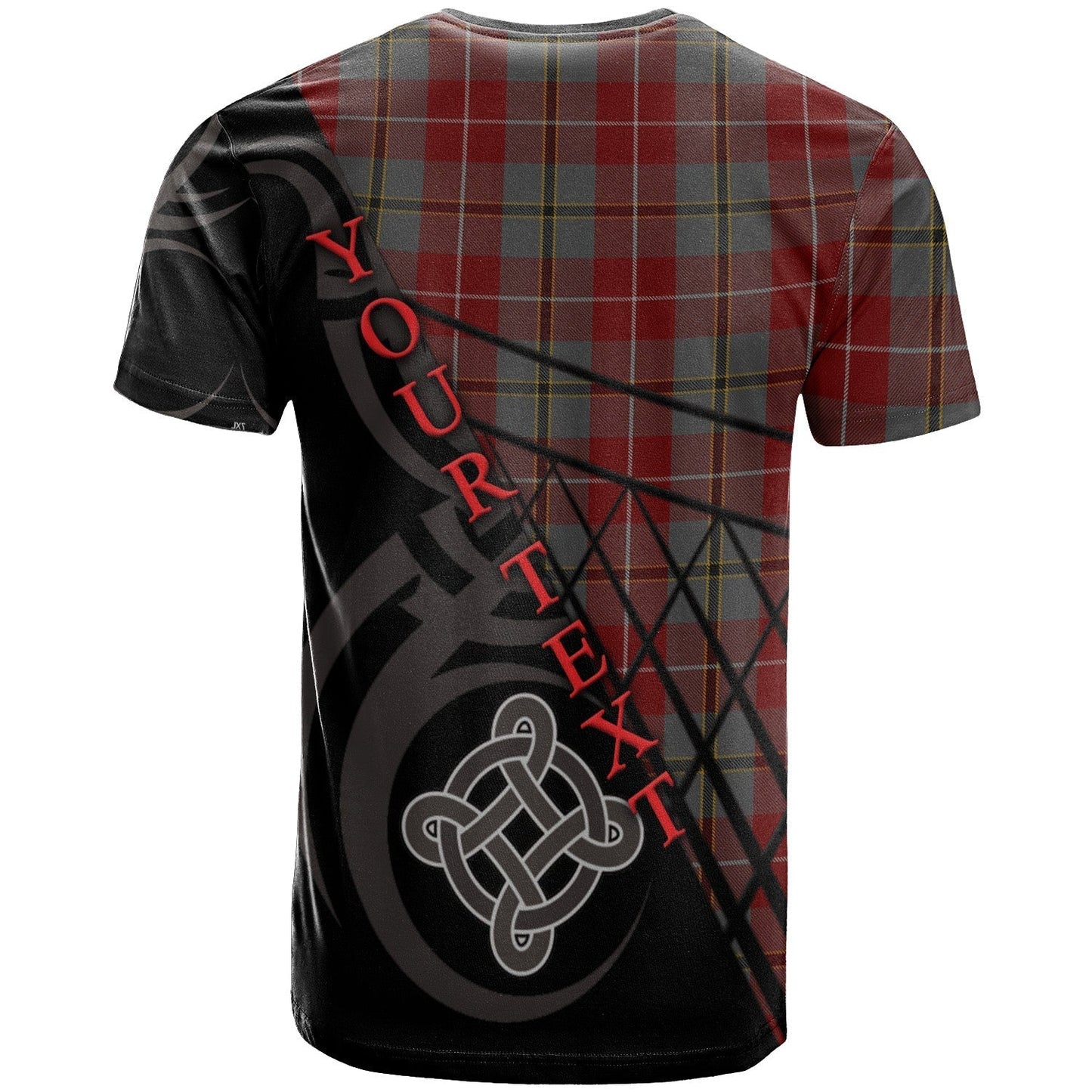 Printivon Douglas Ancient Red T Shirt Pattern Celtic