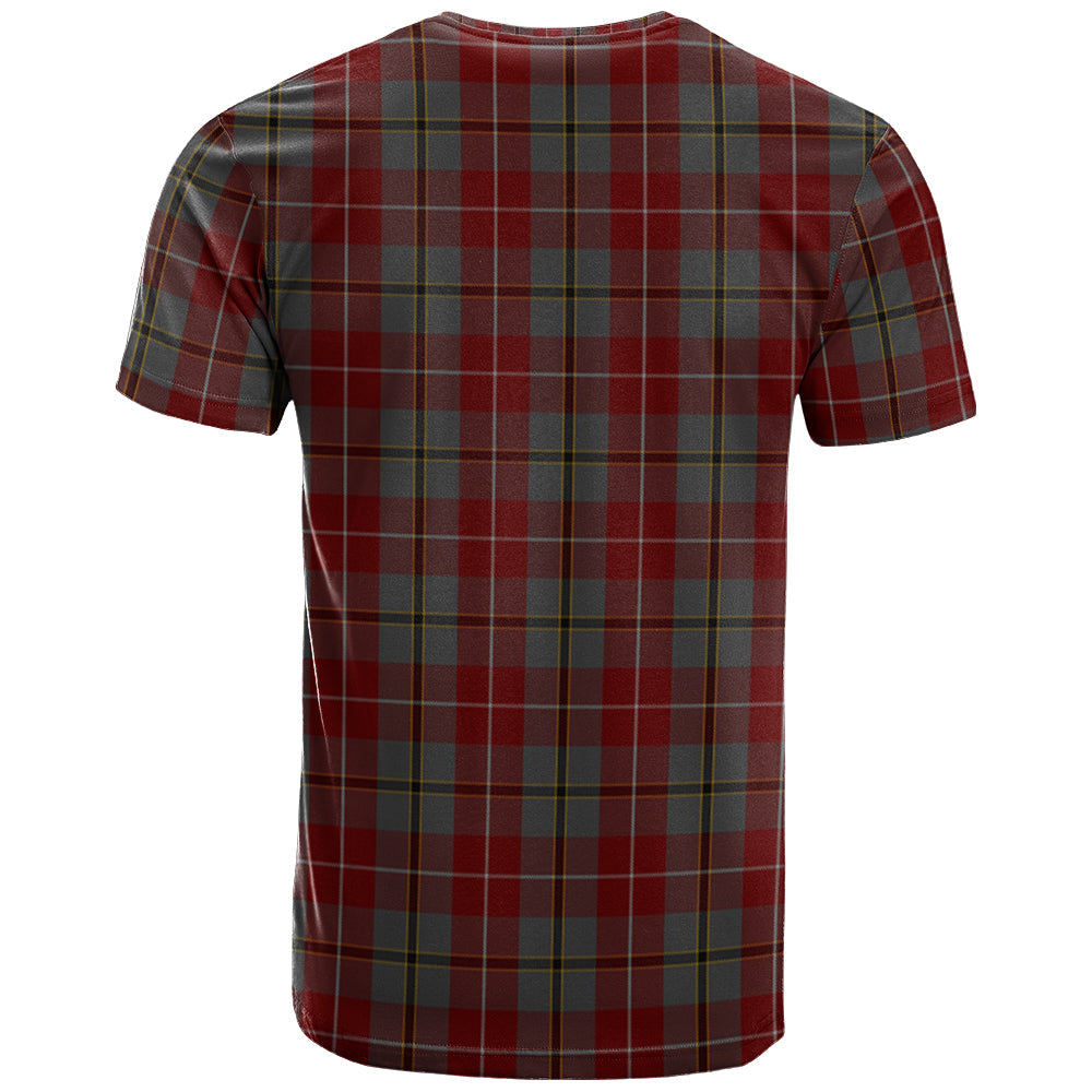 Printivon Douglas Ancient Red Clan DNA In Me Tartan Crest T Shirt