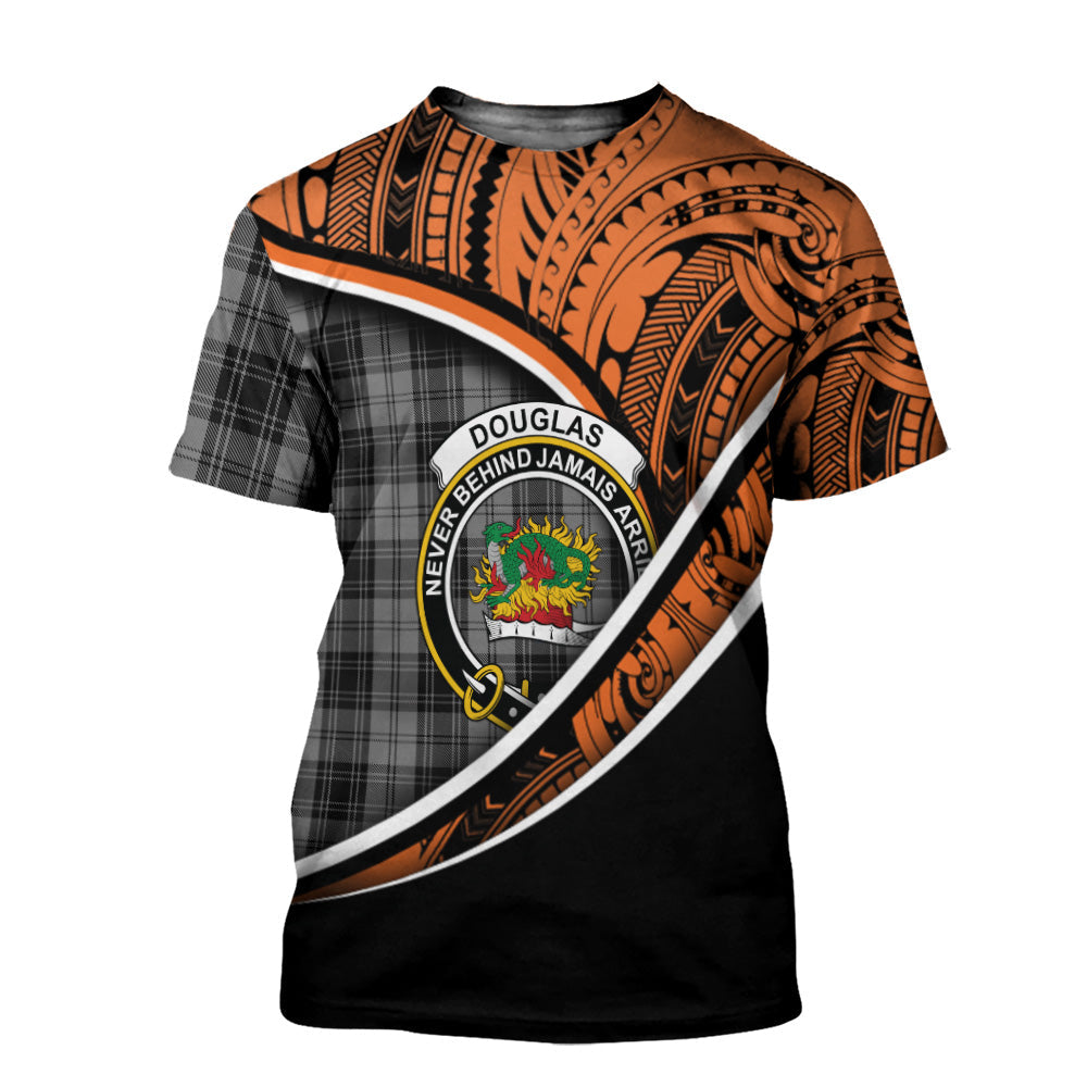 Printivon Douglas Grey T Shirt Pattern Polynesian 