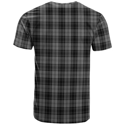 Printivon Douglas Grey Clan DNA In Me Tartan Crest T Shirt