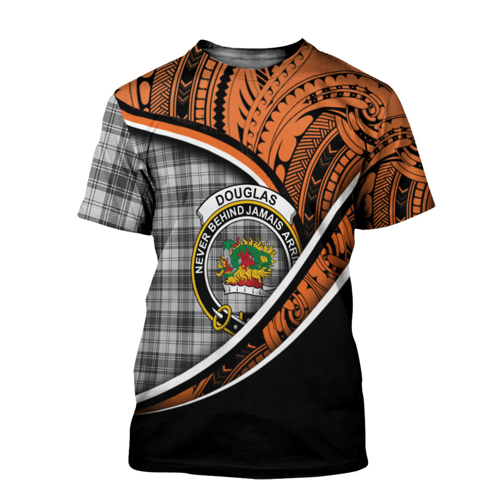 Printivon Douglas Grey Modern T Shirt Pattern Polynesian 