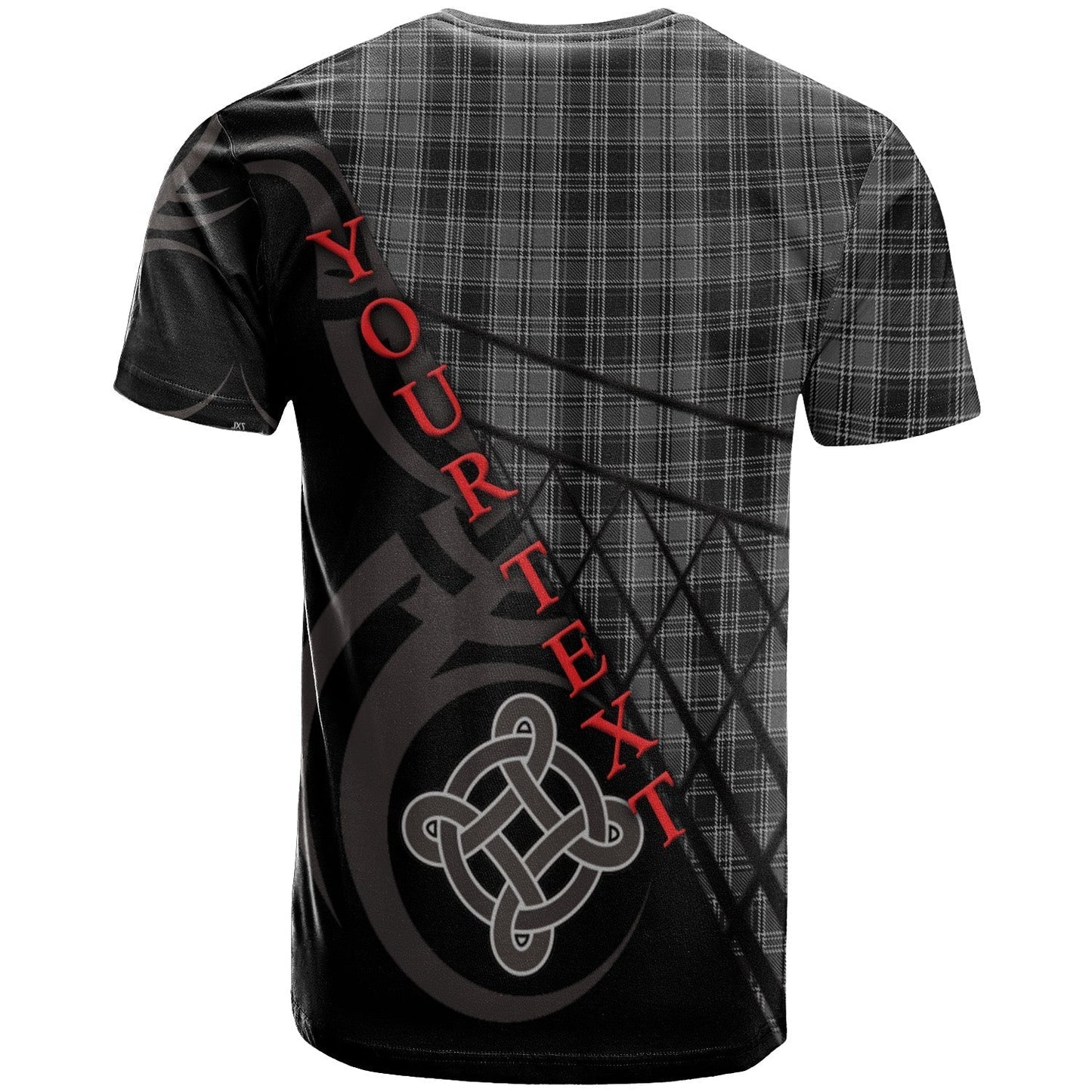 Printivon Drummond Grey T Shirt Pattern Celtic