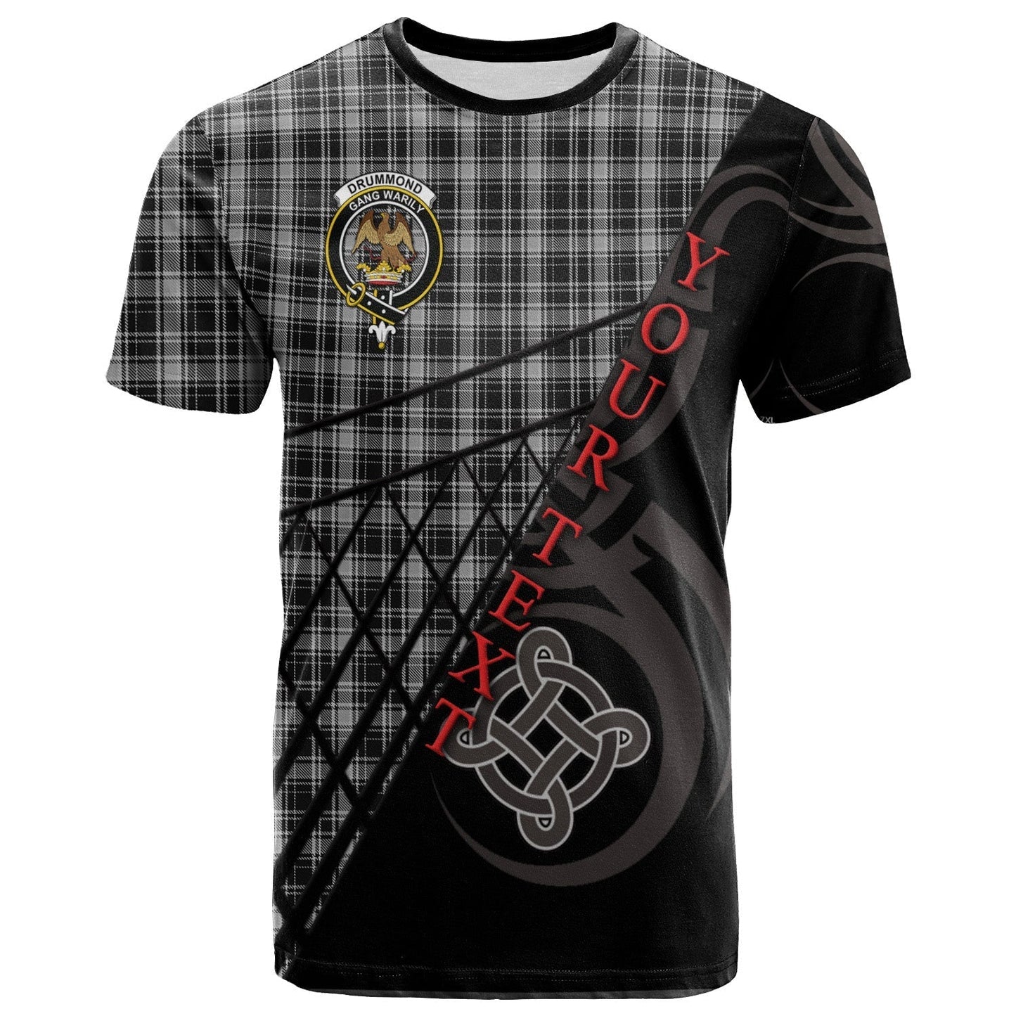 Printivon Drummond Grey Originaux T Shirt Pattern Celtic 