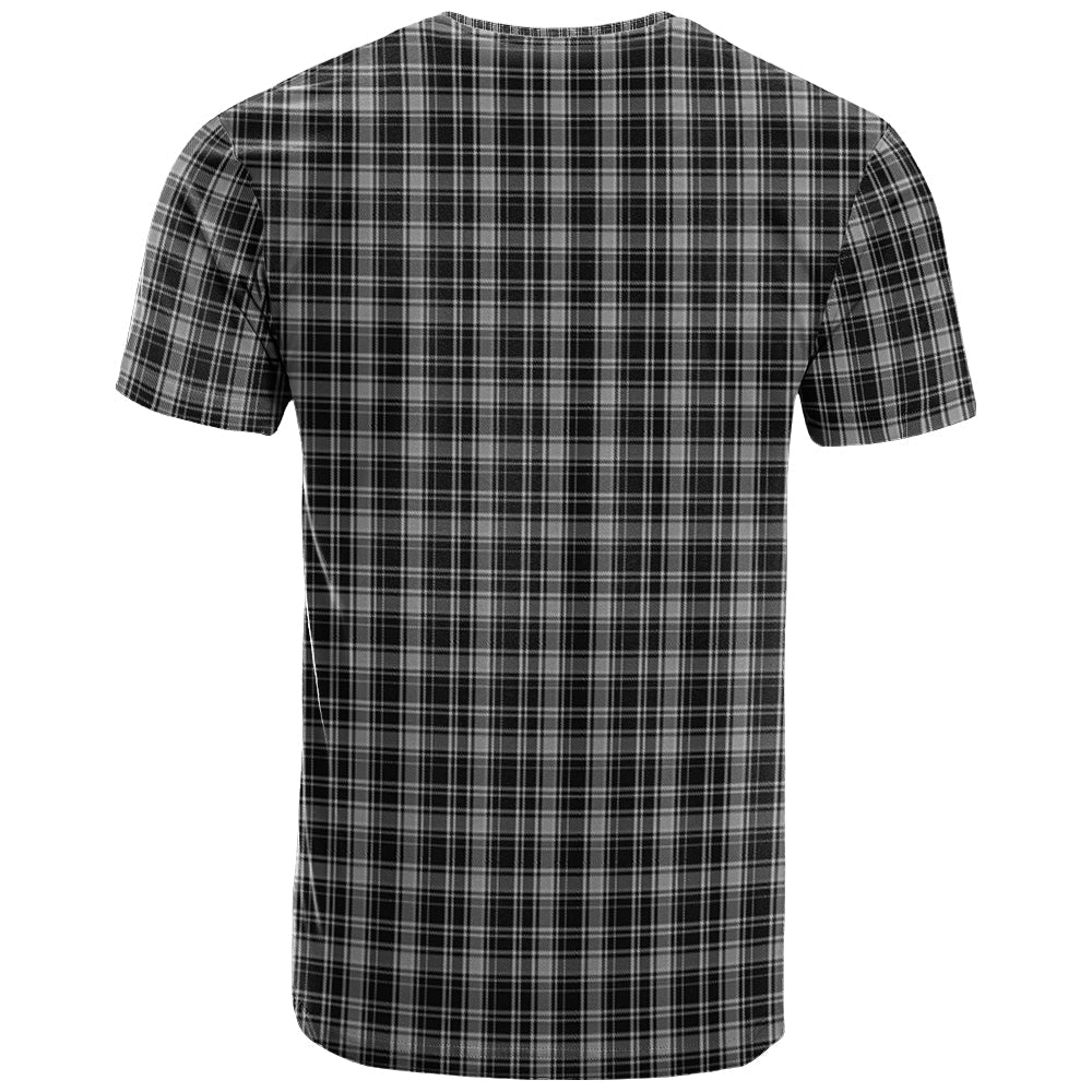 Printivon Drummond Grey Originaux Clan DNA In Me Tartan Crest T Shirt