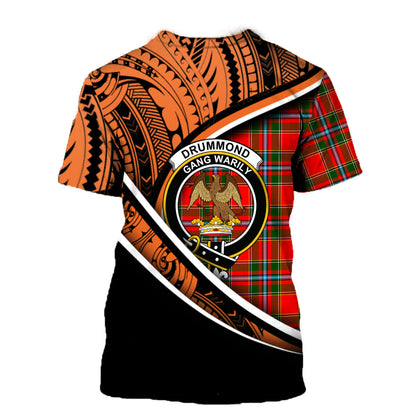 Printivon Drummond of Perth Dress T Shirt Pattern Polynesian