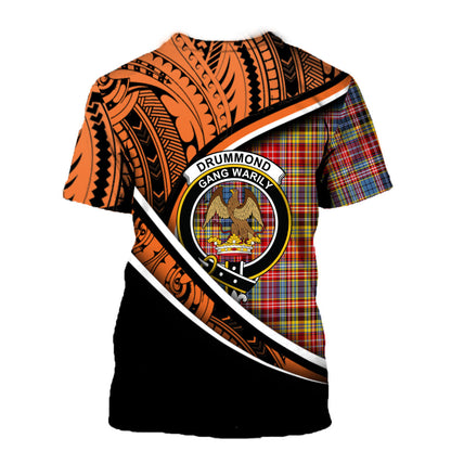 Printivon Drummond of Strathallan or Ogilvy T Shirt Pattern Polynesian