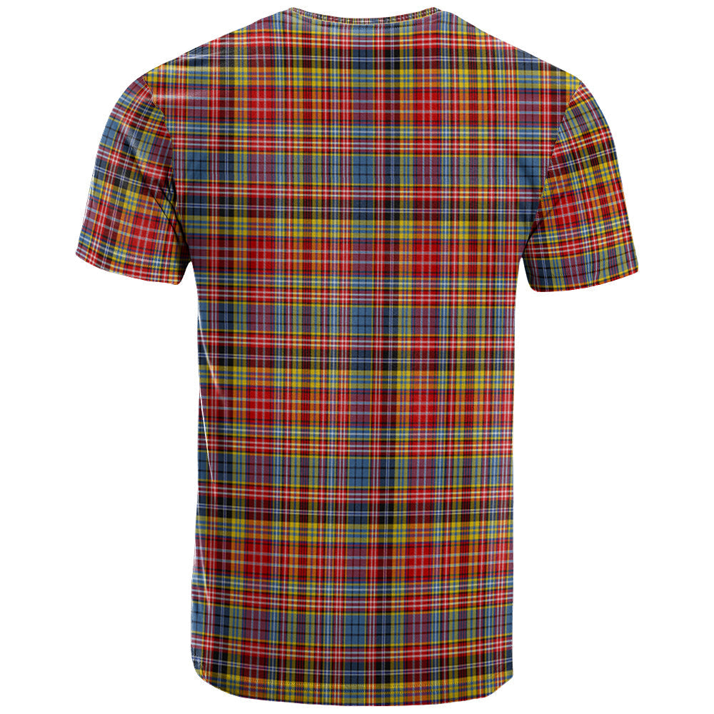 Printivon Drummond of Strathallan Clan DNA In Me Tartan Crest T Shirt