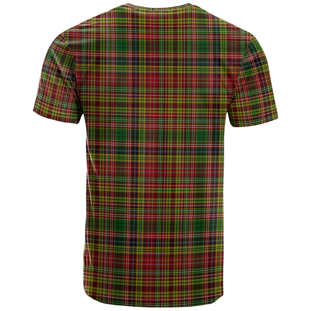 Printivon Drummond of Strathallan or Ogilvy Clan DNA In Me Tartan Crest T Shirt