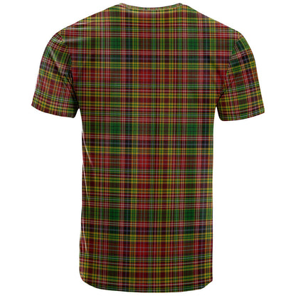 Printivon Drummond of Strathallan or Ogilvy Clan DNA In Me Tartan Crest T Shirt