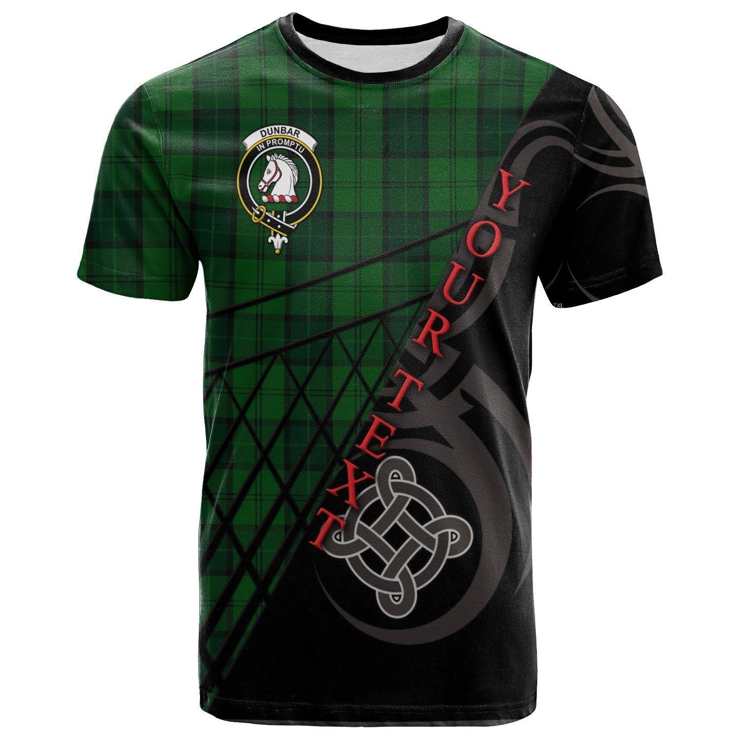 Printivon Dunbar Hunting T Shirt Pattern Celtic 