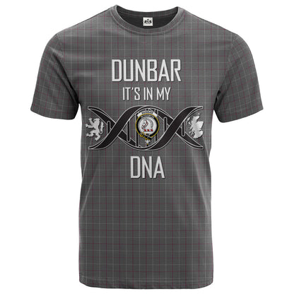 Printivon Dunbar of Pitgaveny Clan DNA In Me Tartan Crest T Shirt