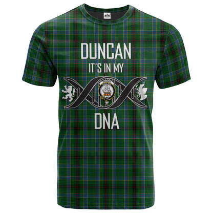 Printivon Duncan of Sketraw Clan DNA In Me Tartan Crest T Shirt