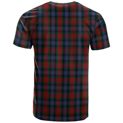 Printivon Dundas Clan DNA In Me Tartan Crest T Shirt