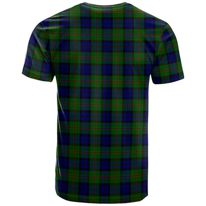Printivon Dundas Modern Clan DNA In Me Tartan Crest T Shirt