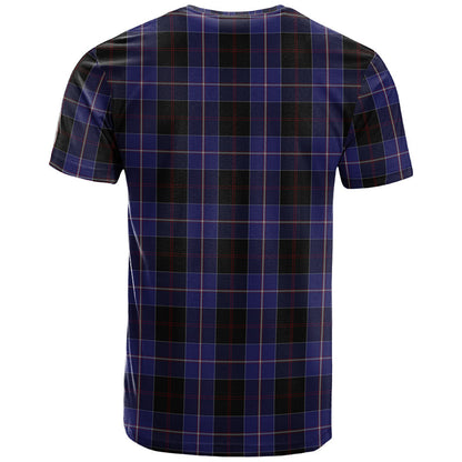 Printivon Dunlop Clan DNA In Me Tartan Crest T Shirt
