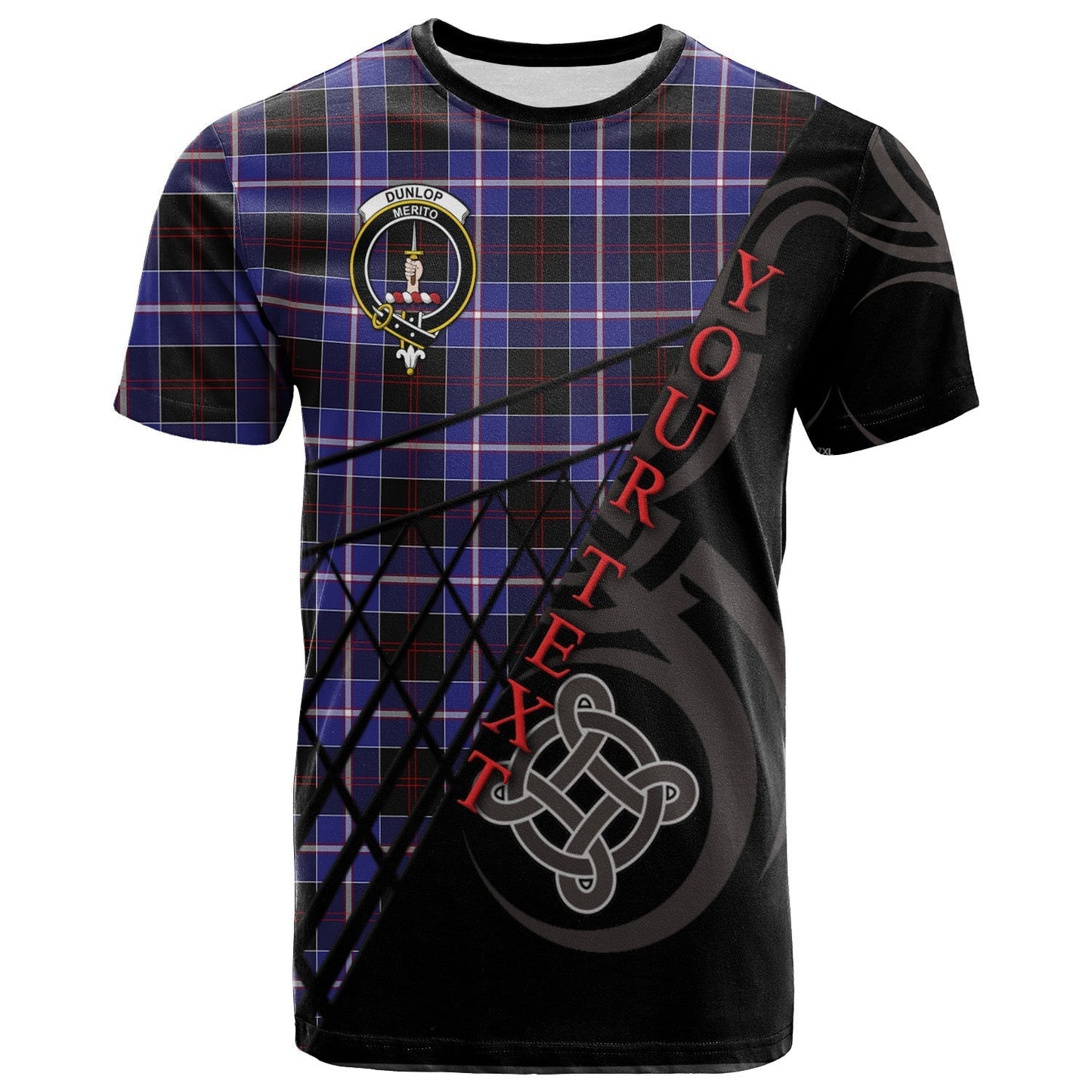 Printivon Dunlop Modern T Shirt Pattern Celtic 