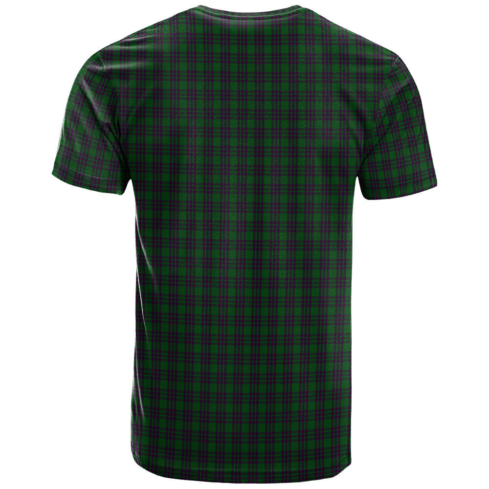 Printivon Elphinstone Clan DNA In Me Tartan Crest T Shirt