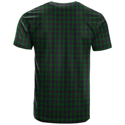 Printivon Elphinstone Clan DNA In Me Tartan Crest T Shirt