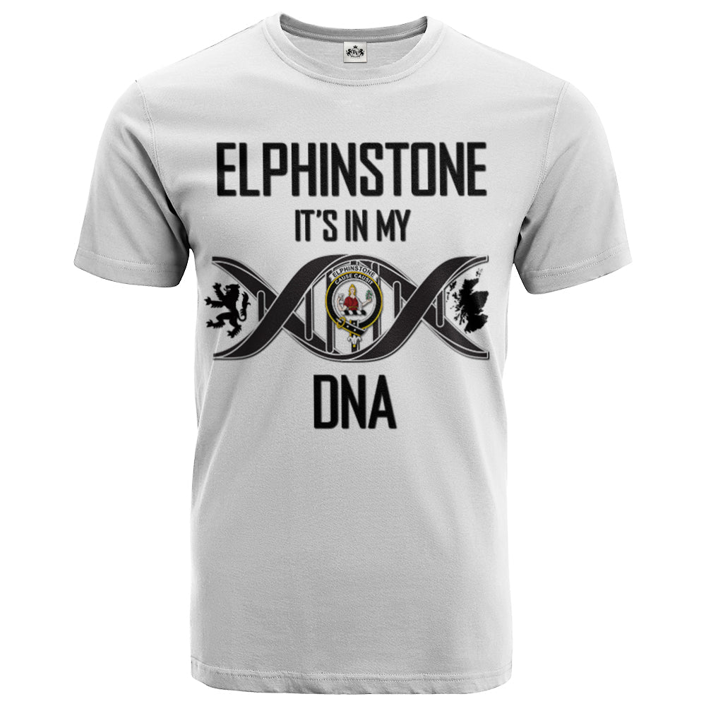 Printivon Elphinstone Clan DNA In Me Crest T Shirt
