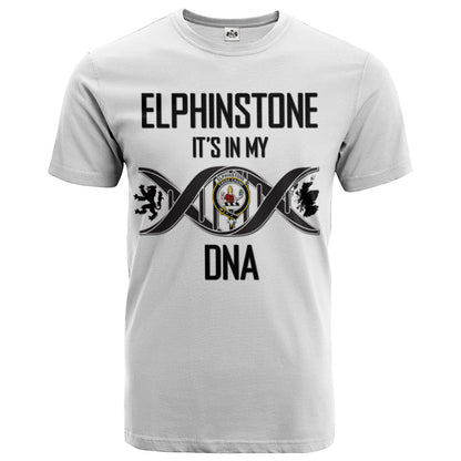 Printivon Elphinstone Clan DNA In Me Crest T Shirt