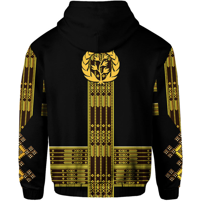Eritrea Hoodie Fancy Tibeb Vibes NO.1 Ver Black