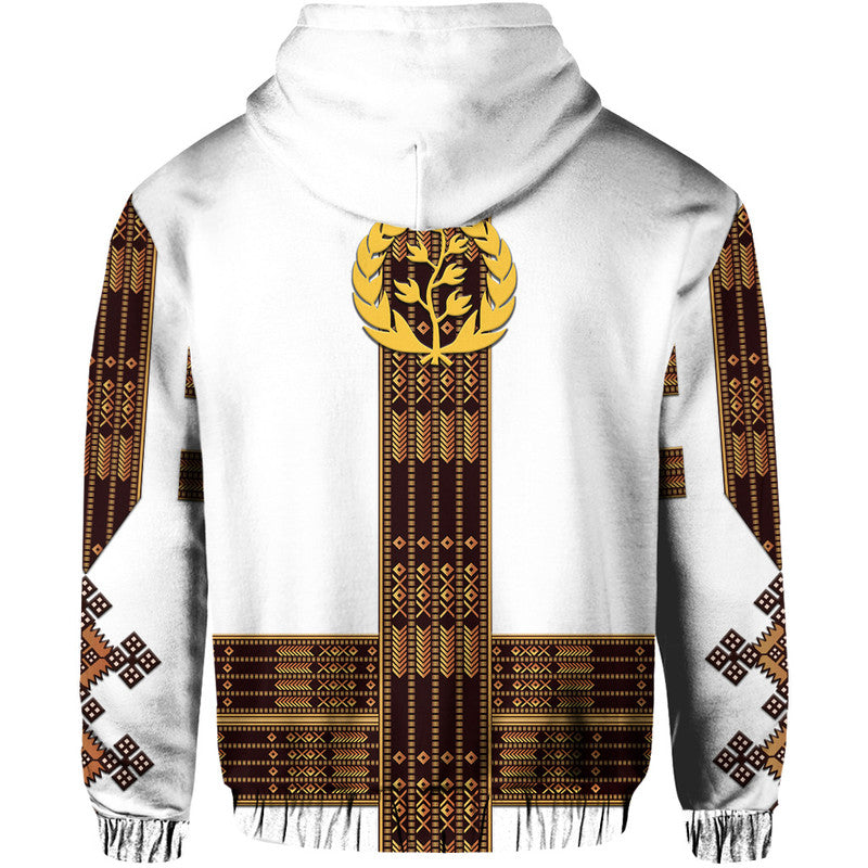 Eritrea Hoodie Fancy Tibeb Vibes NO.1 Ver White