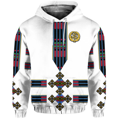 Eritrea Hoodie Fancy Tibeb Vibes NO.1 Ver Flag Style