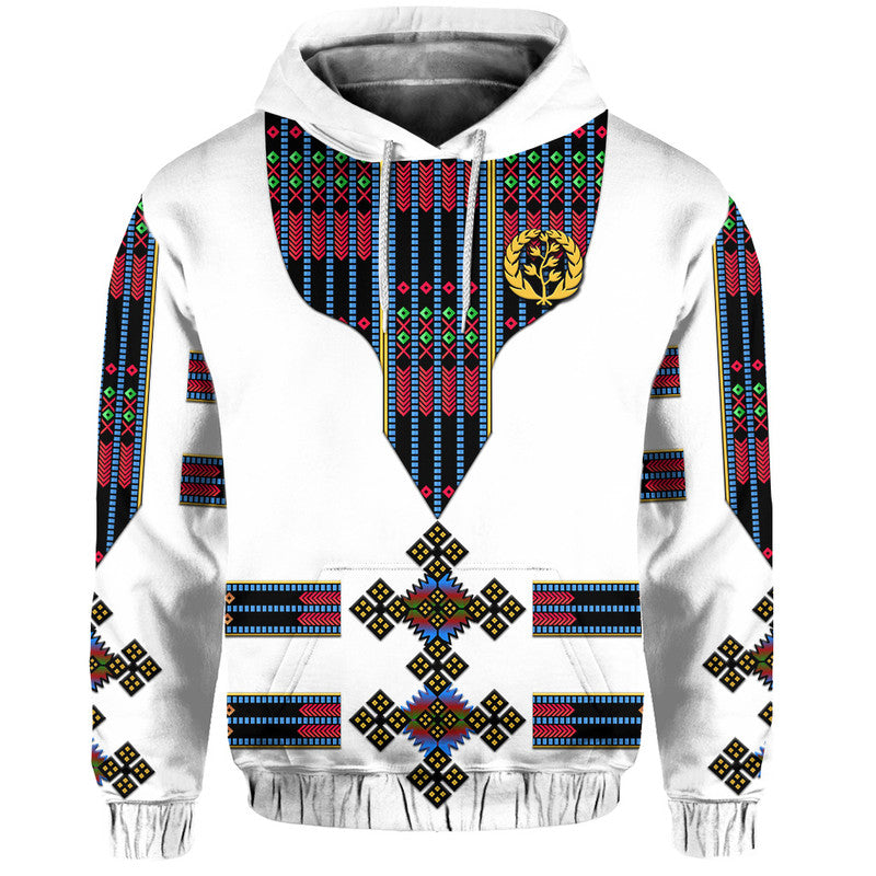 Eritrea Hoodie Fancy Tibeb Vibes Flag Style
