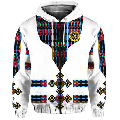 Eritrea Hoodie Fancy Tibeb Vibes Flag Style