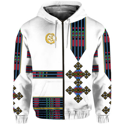 Eritrea Hoodie Fancy Simple Tibeb Style Flag Style