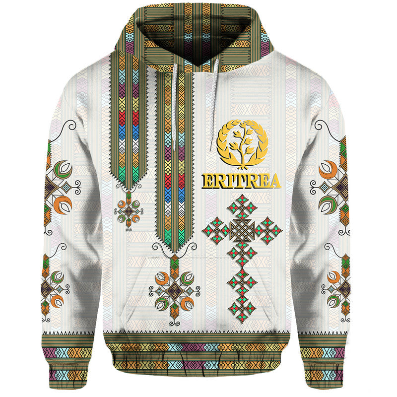 Eritrea Hoodie Flag Of Eritrean Tibeb Style