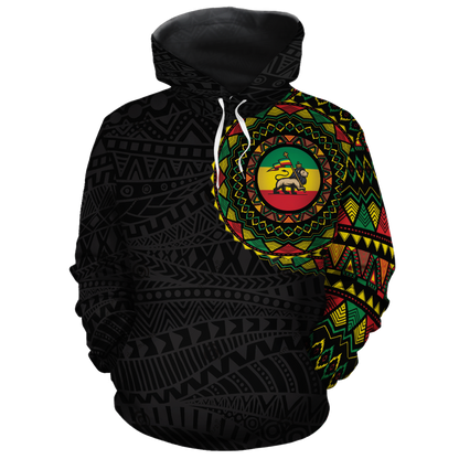 African Hoodie Masterpiece Ethiopia Lion Of Judah Hoodie