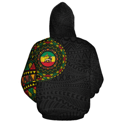 African Hoodie Masterpiece Ethiopia Lion Of Judah Hoodie
