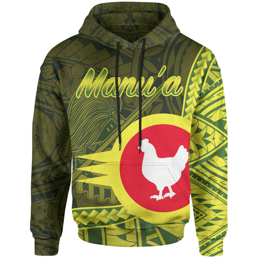 American Samoa Hoodie Manu'a Polynesian Patterns