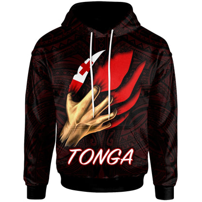 Tonga Hoodie Tonga In Me Red