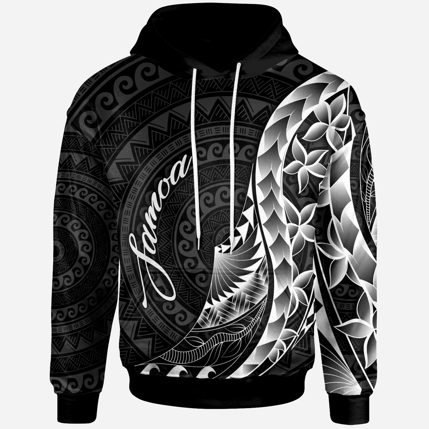 Samoa Hoodie Polynesian Pattern Style