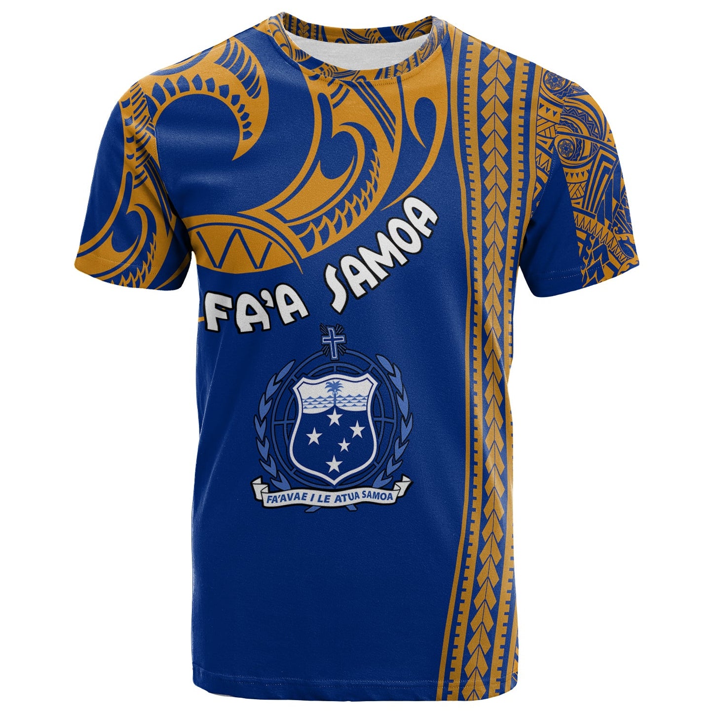Fa'A Samoa - The Samoan Way Siva Tau Blue T - Shirt