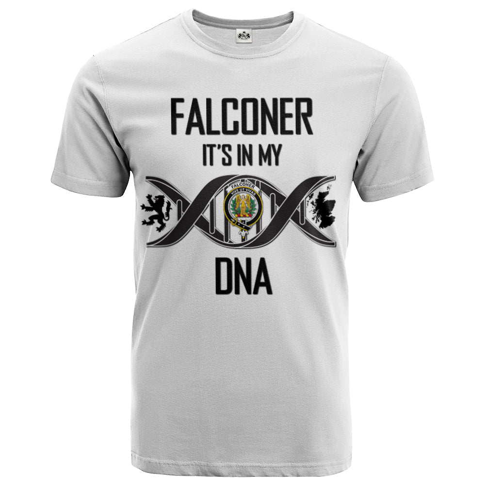 Printivon Falconer Clan DNA In Me Crest T Shirt