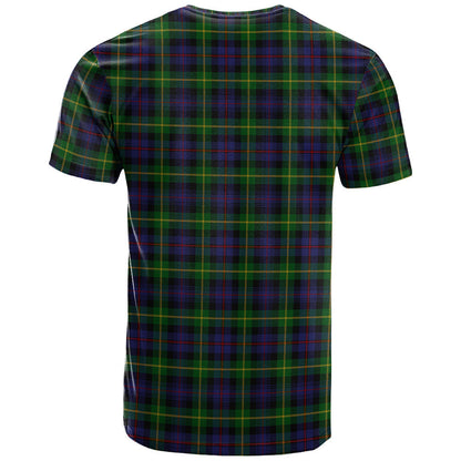 Printivon Farquharson Clan DNA In Me Tartan Crest T Shirt