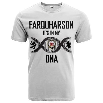 Printivon Farquharson Clan DNA In Me Crest T Shirt