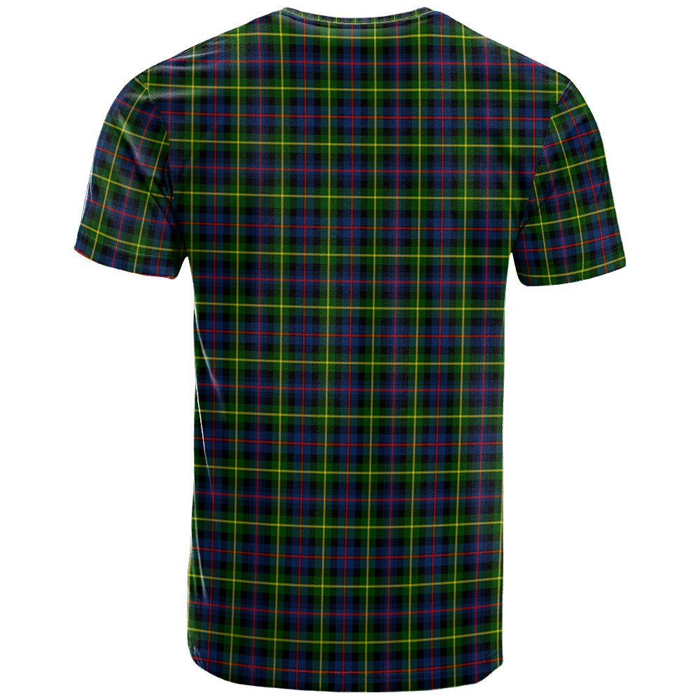 Printivon Farquharson Modern Clan DNA In Me Tartan Crest T Shirt