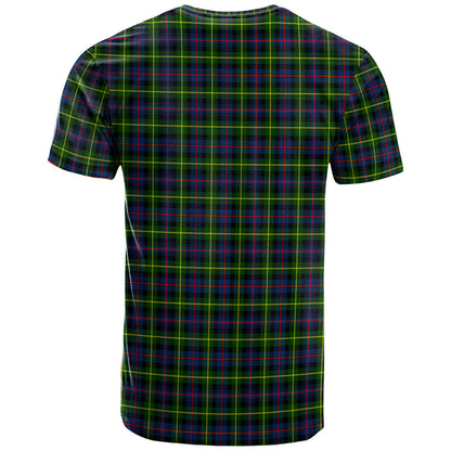 Printivon Farquharson Modern Clan DNA In Me Tartan Crest T Shirt
